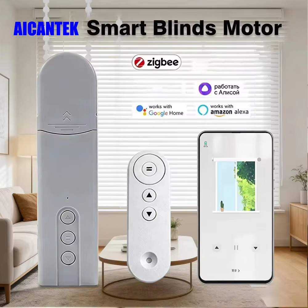 Interior Design Software - มอเตอร์ม่านม้วนอัตโนมัติ Wifi Zigbee ควบคุมผ่านแอพ รองรับ Alexa