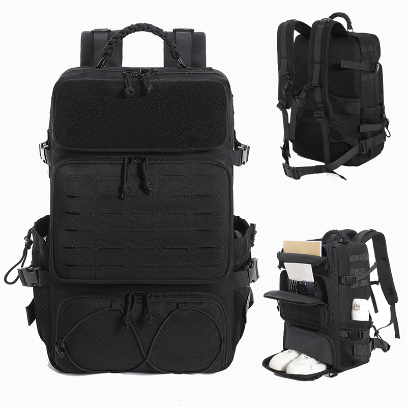 Interior Design Open Space - กระเป๋า Duffel สําหรับผู้ชายพร้อมระบบโมดูลาร์ความจุขนาดใหญ่ ดีไซน์หลายช่องพร้อมช่องเก็บรองเท้า