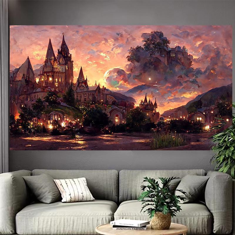 ภาพพิมพ์ติดผนังลายทะเลสาบปราสา - Interior Design Landscape บทวิจารณ์และราคา