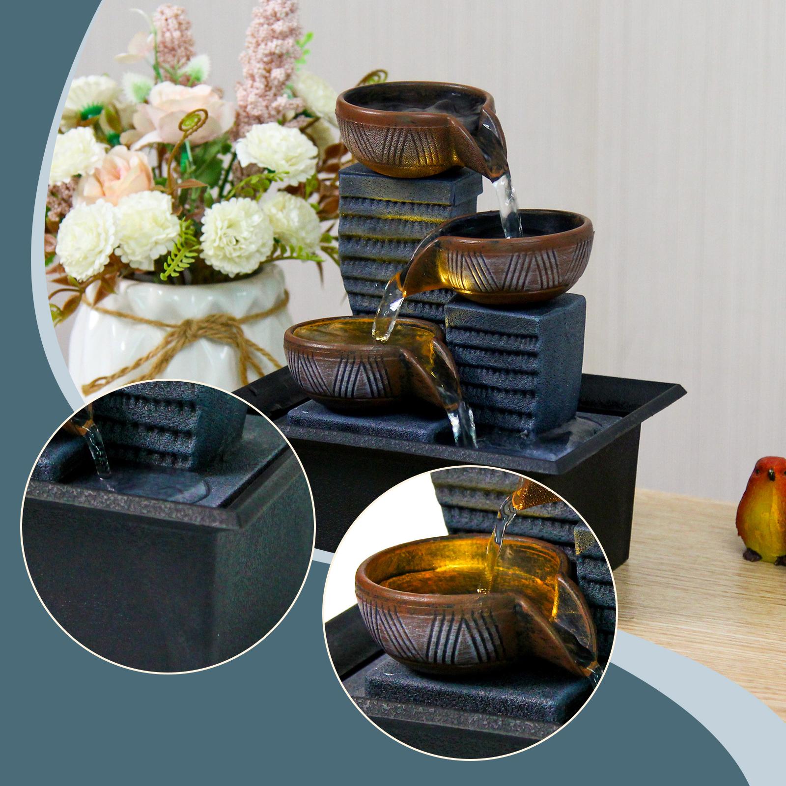 น้ำพุตกแต่งแบบตั้งโต๊ะ ดีไซน์ห - Interior Design Landscape บทวิจารณ์และราคา