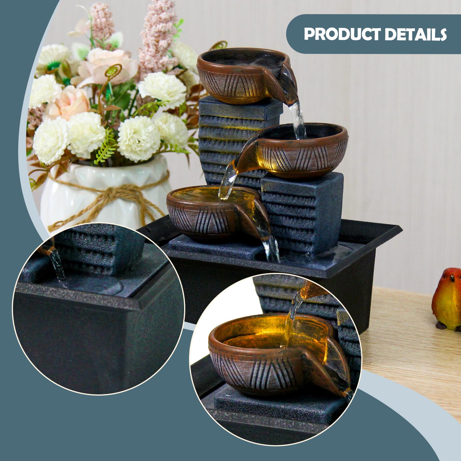 น้ำพุตกแต่งแบบตั้งโต๊ะ ดีไซน์ห - Interior Design Landscape บทวิจารณ์และราคา
