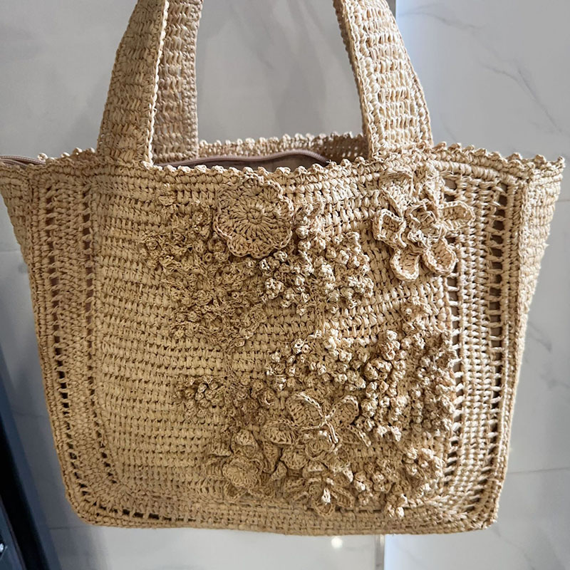 กระเป๋าโท้ทลายดอกไม้ฤดูร้อน กร - Interior Design Bali บทวิจารณ์และราคา